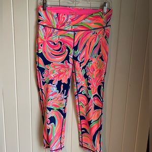 Lilly Pulitzer Cropped Leggings, Medium, Like New